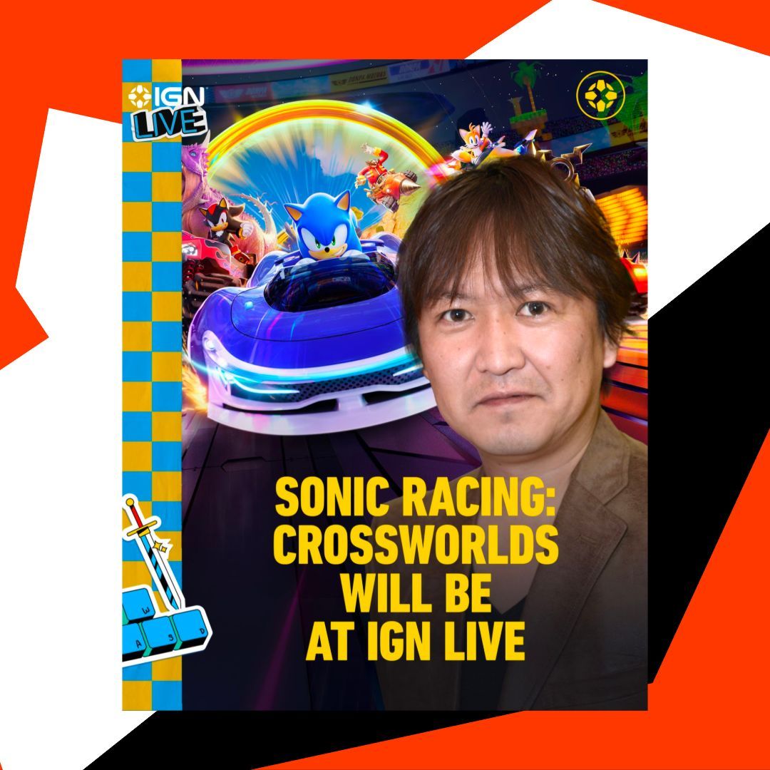 In case you missed it: #Sonic creative director Takashi Iizuka will be attending #IGNLive in downtown Los Angeles on 7 June 2025, promoting #SonicRacingCrossworlds.

Fans will have a chance to experience this event in person, with tickets currently on sale.

#SonicNews