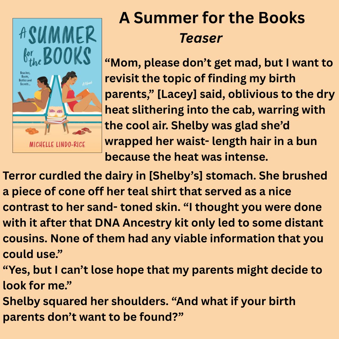 Michelle Lindo-Rice-author|Michelle Jackson-agent (@mlindorice) on Twitter photo ✨Preorder your copy of A SUMMER FOR THE BOOKS by Michelle Lindo-Rice. Perfect for fans of Jennifer Weiner and Sunny Hostin.✨
<a href="/LCSLiterary/">LCSLiteraryServices</a>
#booktwt #preorder #Bookstagram #mustread #musthave #books ✨Preorder your copy of A SUMMER FOR THE BOOKS by Michelle Lindo-Rice. Perfect for fans of Jennifer Weiner and Sunny Hostin.✨
<a href="/LCSLiterary/">LCSLiteraryServices</a>
#booktwt #preorder #Bookstagram #mustread #musthave #books