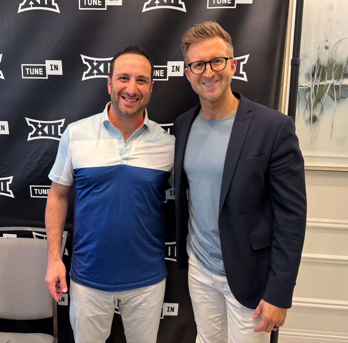 jameswestling's tweet image. Day ✌🏼of Big 12 Conference Spring Meetings in Orlando.
Listen live 📲 TuneIn.com/big12radio
