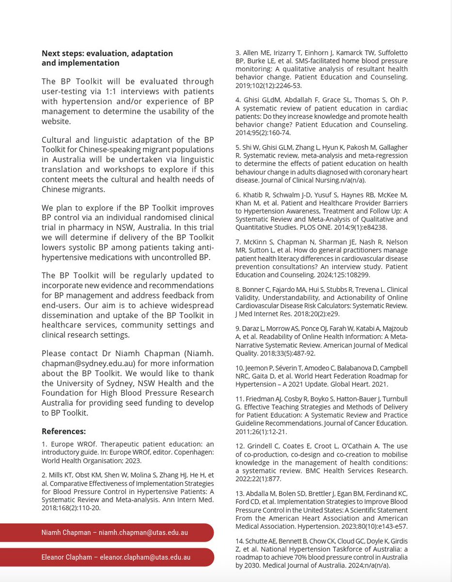 International Society of Hypertension (@ishbp) on Twitter photo “Patient education is key to effective blood pressure management.”
In the latest ISH Hypertension News, <a href="/Dr_NChapman/">Dr Niamh Chapman ☘️</a> and Eleanor Clapham write about the development of a patient educational package for BP management.
Read Hypertension News: ish-world.com/ish-hypertensi… “Patient education is key to effective blood pressure management.”
In the latest ISH Hypertension News, <a href="/Dr_NChapman/">Dr Niamh Chapman ☘️</a> and Eleanor Clapham write about the development of a patient educational package for BP management.
Read Hypertension News: ish-world.com/ish-hypertensi…