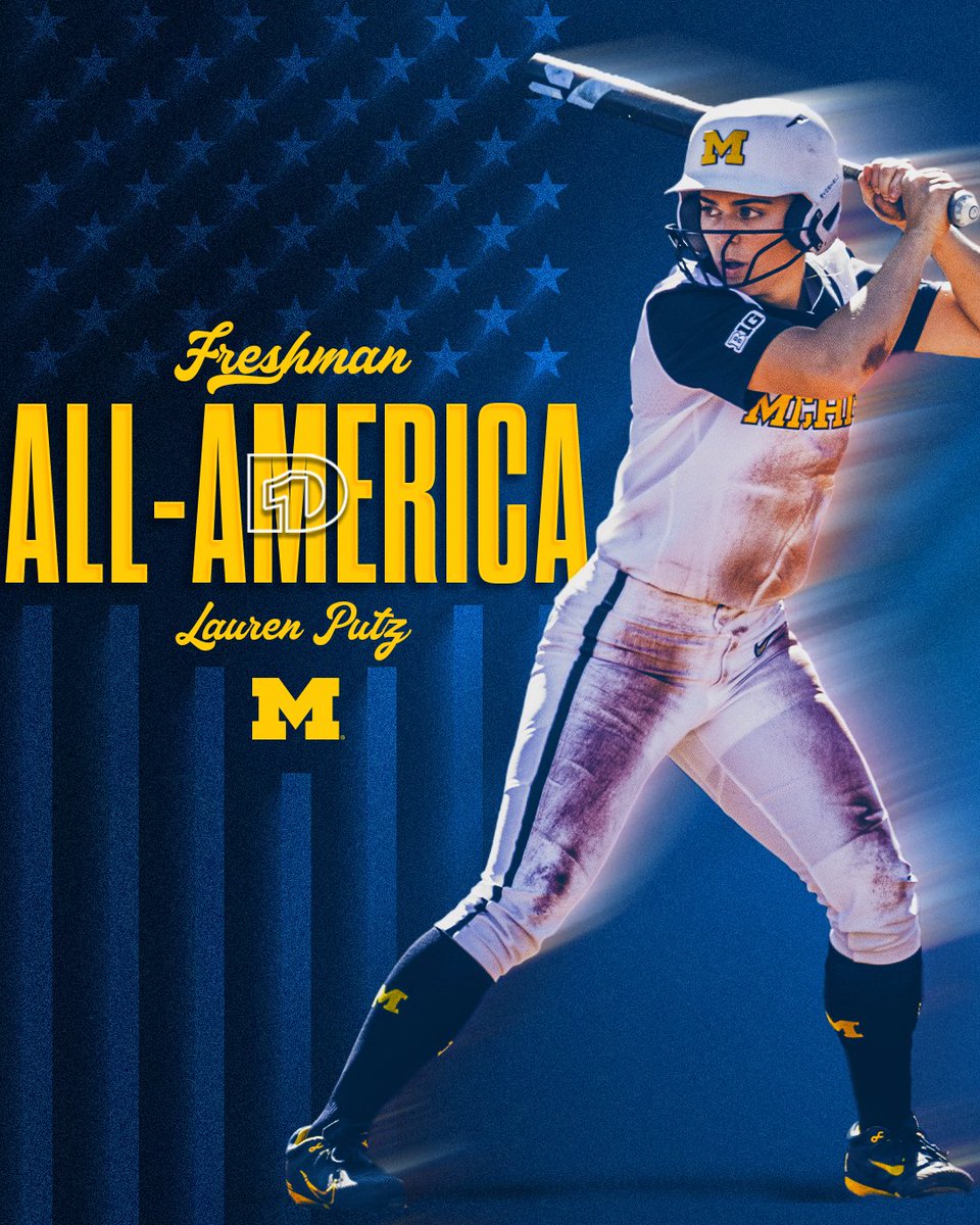 Michigan Softball (@umichsoftball) on Twitter photo Got off to a strong start! 💪
Wolverine Lauren Putz has been named to <a href="/D1Softball/">D1Softball</a>'s Freshman All-America first team. Already excited to see what the next three years bring.
#GoBlue Got off to a strong start! 💪
Wolverine Lauren Putz has been named to <a href="/D1Softball/">D1Softball</a>'s Freshman All-America first team. Already excited to see what the next three years bring.
#GoBlue