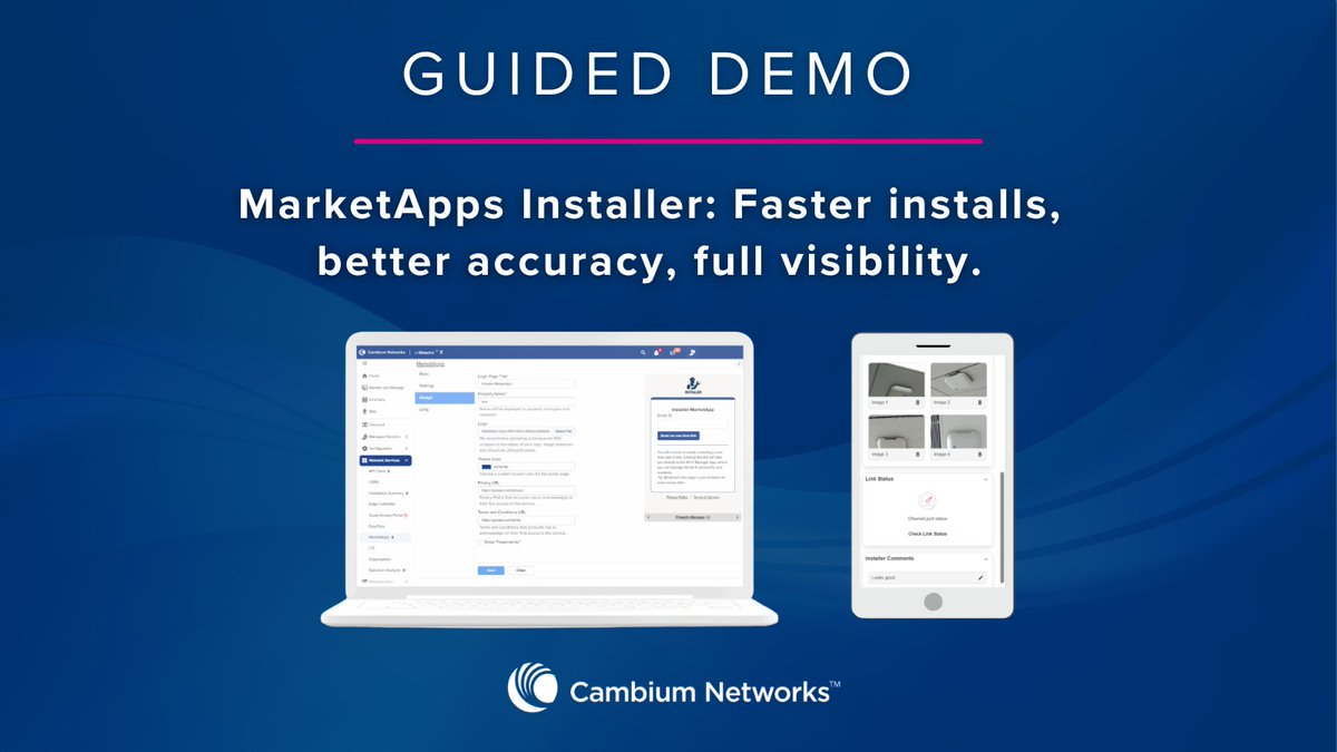 Speed up installs and get visibility in seconds. 

Check out the MarketApps Installer demo.
bit.ly/43GcP8J

#FieldTech #NetworkTools