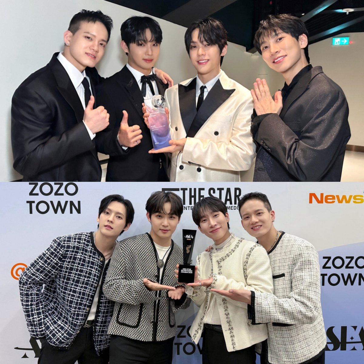 BTOB thanked Cube in their award speech.

Since leaving the company, they received the first Daesang, bagged 2 awards with just unit cb, Sungjae's drama hit the highest premiere rating for SBS and Changsub sold out national tour.

Thanks for creating a stronger version of BTOB 💅🏻