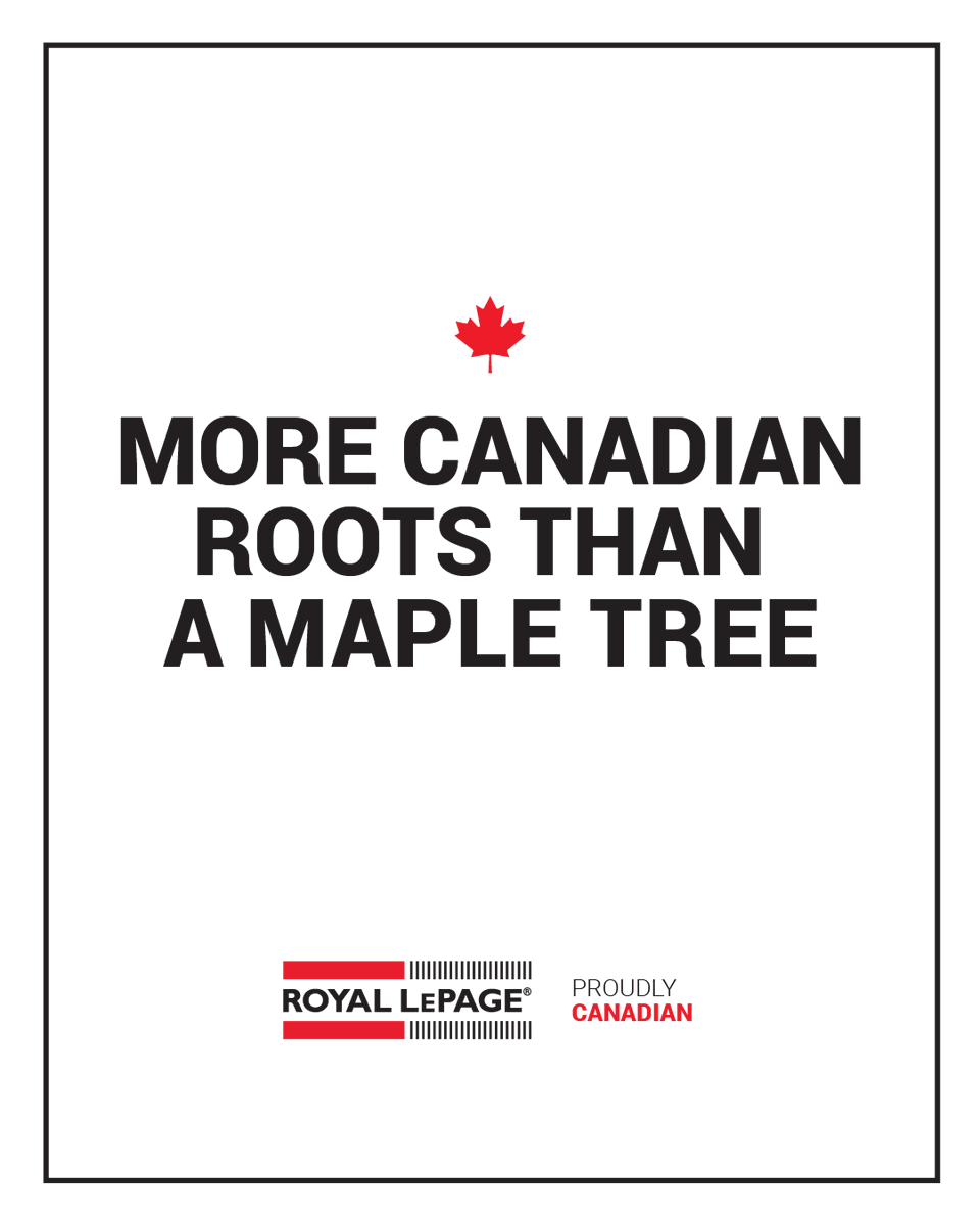 ElevateRLP's tweet image. More Canadian roots than a maple tree

There is no other real estate company that can claim to be 100% built by Canadians, for Canadians.

Royal LePage is the only major real estate company in #LdnOnt that is 100% Canadian. 

 #CanadasCompany #HelpingYouIsWhatWeDo  #ldnontario