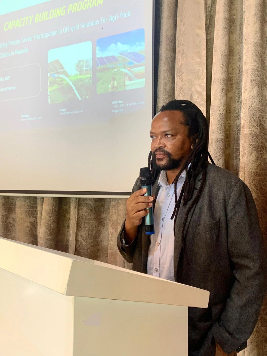 Munyax Eco (@munyaxeco_rw) on Twitter photo Yesterday, Munyax Eco joined the capacity-building program in Rwanda’s Western Province with @epdrwanda, <a href="/RwandaInfra/">Ministry of Infrastructure | Rwanda</a> & <a href="/IRENA/">IRENA</a> to scale off-grid solar for agri-food. Powering clean growth for rural communities.
"Clean Energy From People Who Care"
#MunyaxEco #EnergyAccess Yesterday, Munyax Eco joined the capacity-building program in Rwanda’s Western Province with @epdrwanda, <a href="/RwandaInfra/">Ministry of Infrastructure | Rwanda</a> & <a href="/IRENA/">IRENA</a> to scale off-grid solar for agri-food. Powering clean growth for rural communities.
"Clean Energy From People Who Care"
#MunyaxEco #EnergyAccess