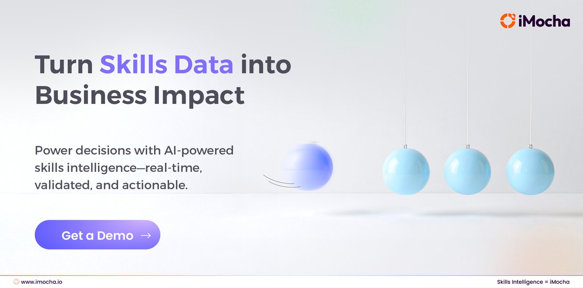 imochaHQ's tweet image. Skills data isn’t useful unless it drives outcomes. 📈

iMocha helps you connect skills to business impact—with real-time insights and AI-powered validation. 

Explore more 👉 imocha.io/skills-managem…

#SkillsIntelligence #HRTech #SkillsData #TalentStrategy