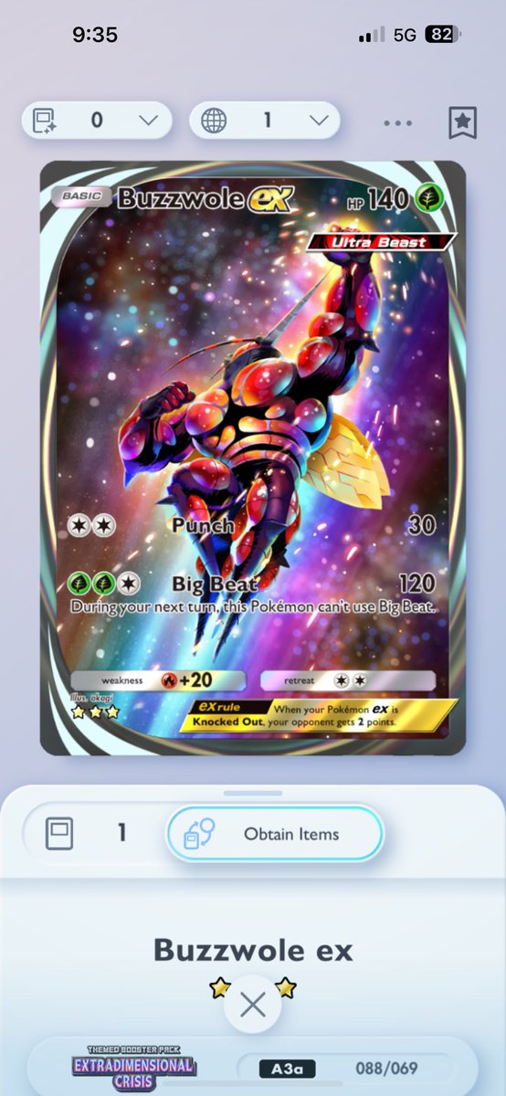 40Sizzle's tweet image. Talk about crazy 2nd pack and I pulled this #PokemonTCGPocket