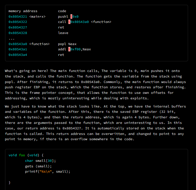 5mukx's tweet photo. Exploit Development 101

https://t.co/23Y2OpDNQ4

TLDR: learn and write exploits that target specific vulnerabilities. https://t.co/cfWpYR2Wjy