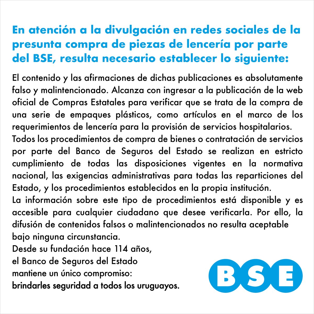 BSE (@bseuruguay) on Twitter photo 
