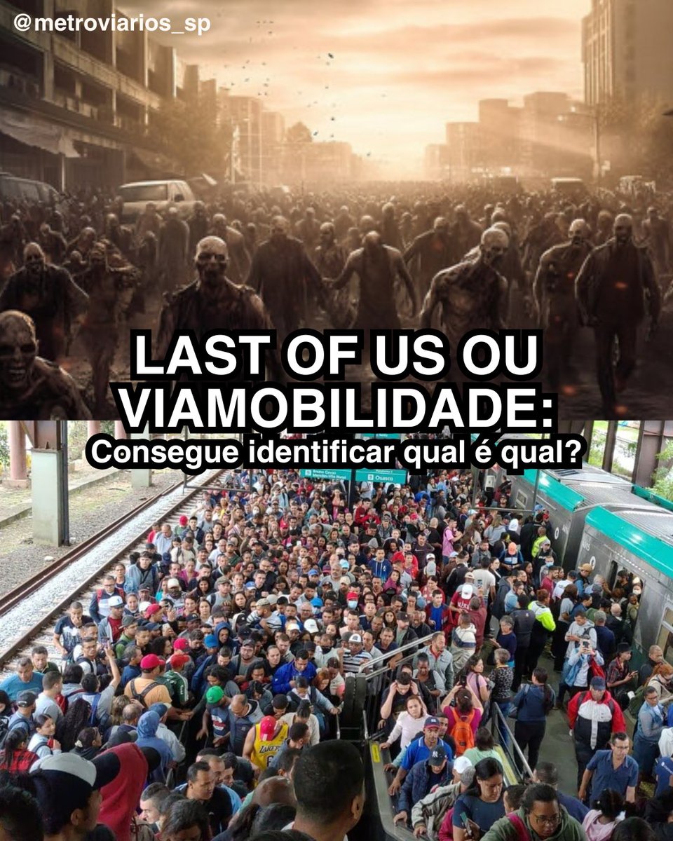 A segunda temporada #TheLastOfUs terminou, mas o desserviço da ViaMobilidade continua operando... 
#NãoPrivatizaSP #PrivatizaQuePiora
