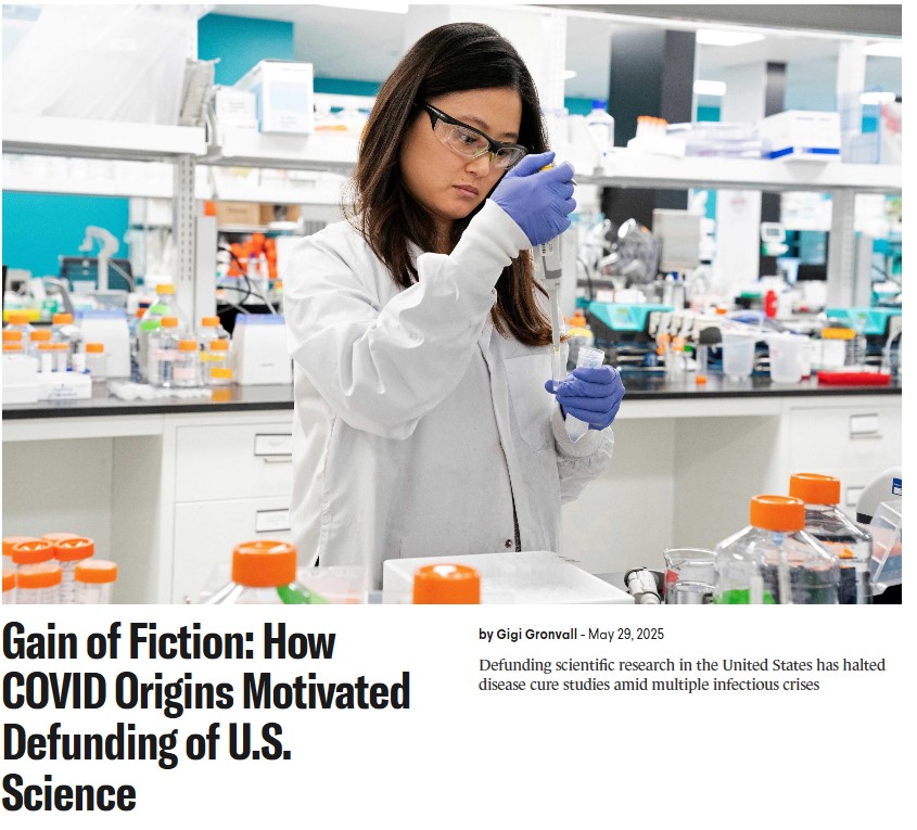 ggronvall's tweet image. Thoughts on the defunding of disease cure research, origin of COVID, the executive order on so-called gain of function research, China’s advances in biotech, the spread of avian flu, and why the US needs to shed this fictional worldview ASAP for health and national security.