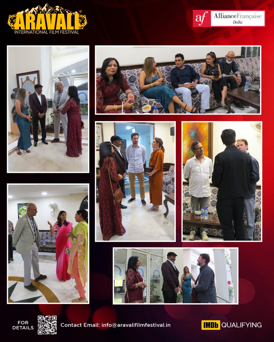 A beautiful start to the 6th edition of the Aravali International Film Festival. 
Here are some Glimpses from the kick-off ceremony!

#AravaliFilmFestival #AIFF2025 #Kickoff #FilmFestivalMoments #film #cinema #cinematography #movies #filmfreeway