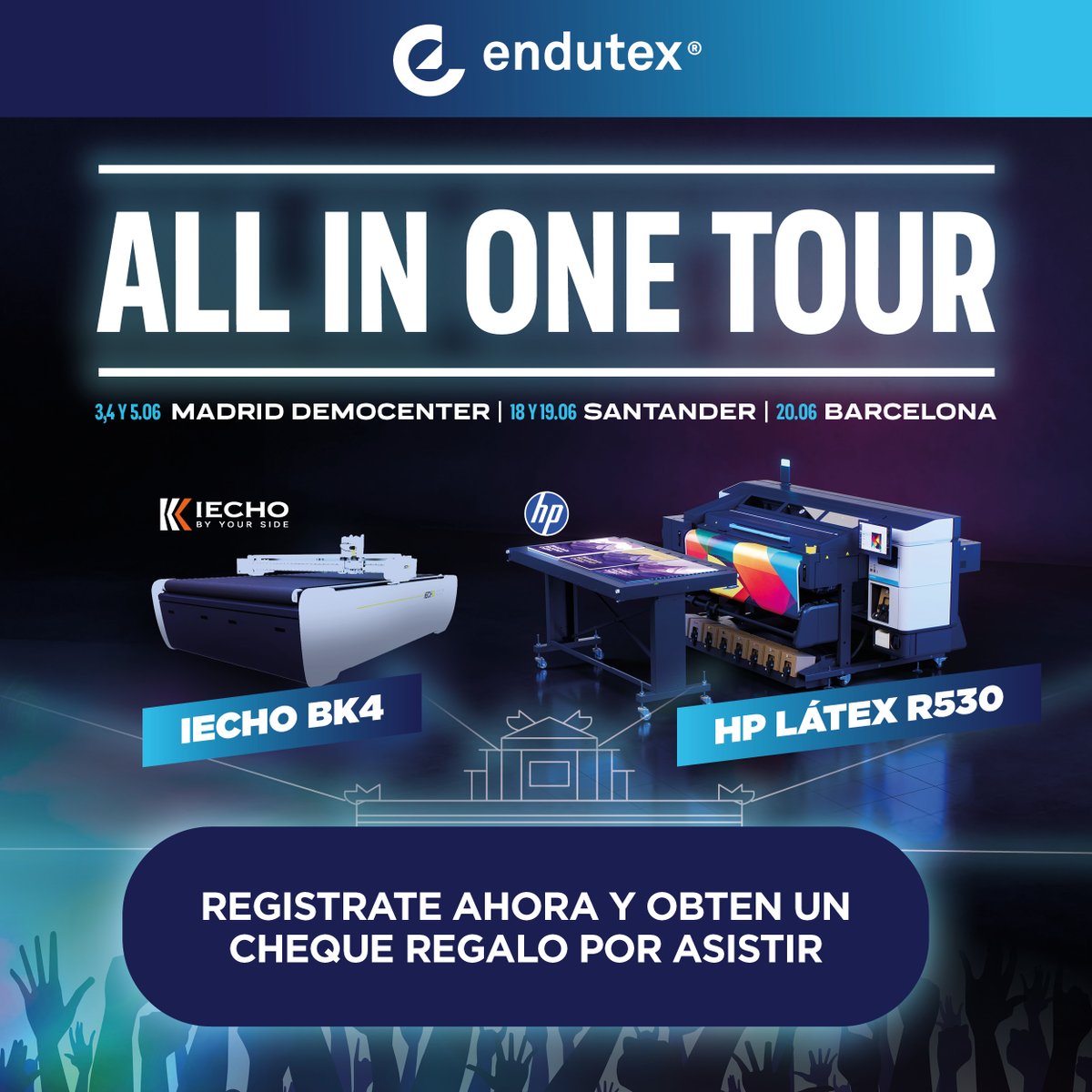 APdigitales's tweet image. #Endutex lanza el Pack &quot;All in One&quot; para impulsar la #impresion y el #corte digital en empresas que necesiten crecer y llegar a más #clientes 
📅Descúbrelo en el próximo &quot;All in One Tour&quot;
➡️tinyurl.com/2a53h2gq
#impresiondigital #comunicacionvisual #retail #publicidad #print