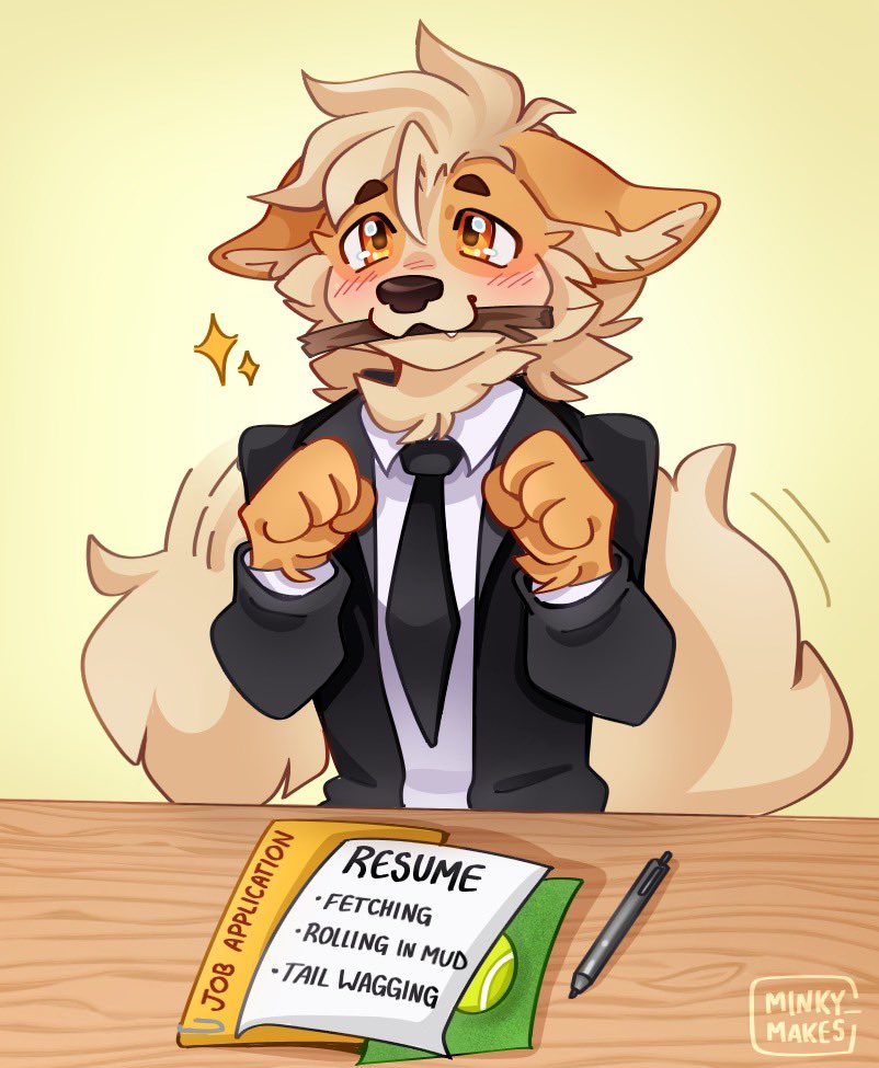 Is he dog the dog for the job? 🔥🐾

C0mmission for <a href="/BrUwUce_/">BrUwUce</a>