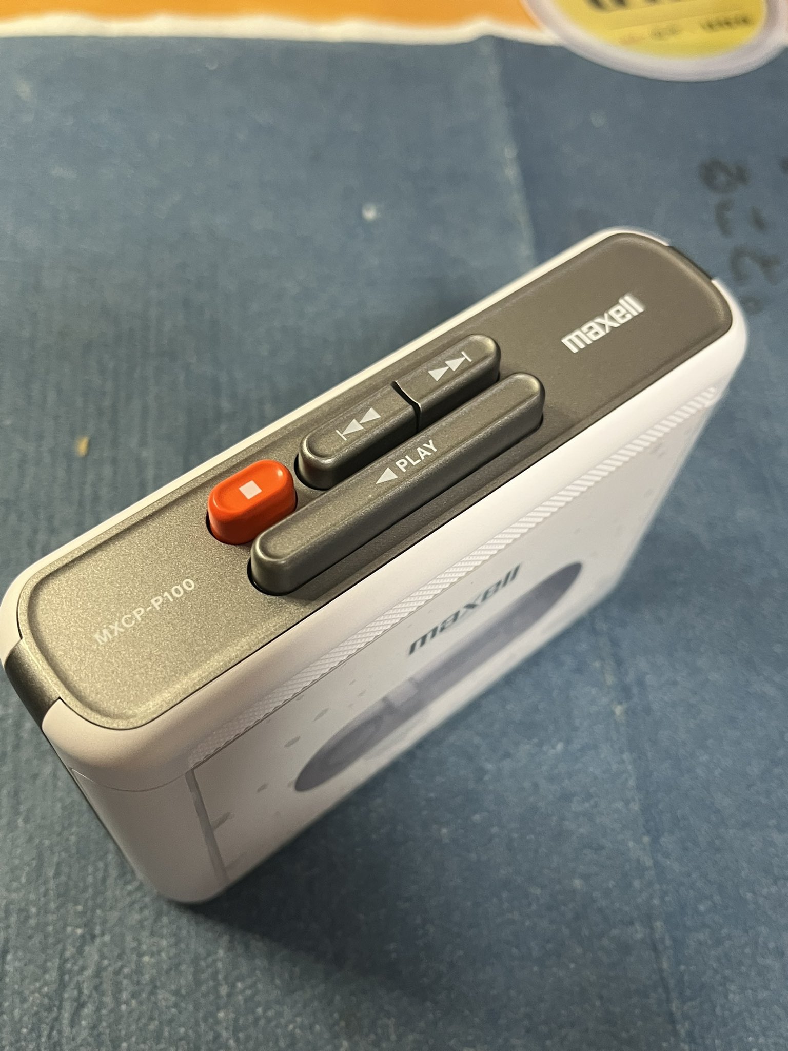 【新品・未使用】maxell MXCP-P100 カセットテープ MXCP-P100Bluetooth対応ポータブルカセットプレーヤー｜カセット