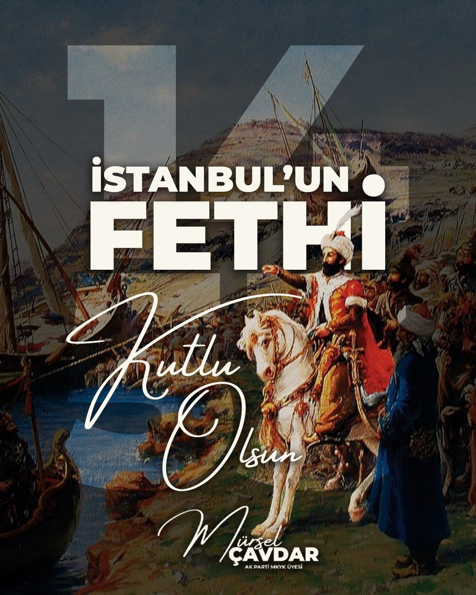 “Geceler vardır; dirilişe gebedir. Fecr olur. Şehr-i İstanbul feth olunur. Bir çağ kapanır. Bir çağ açılır…”

İstanbul'un Fethi'nin 572. yıl dönümü kutlu olsun!