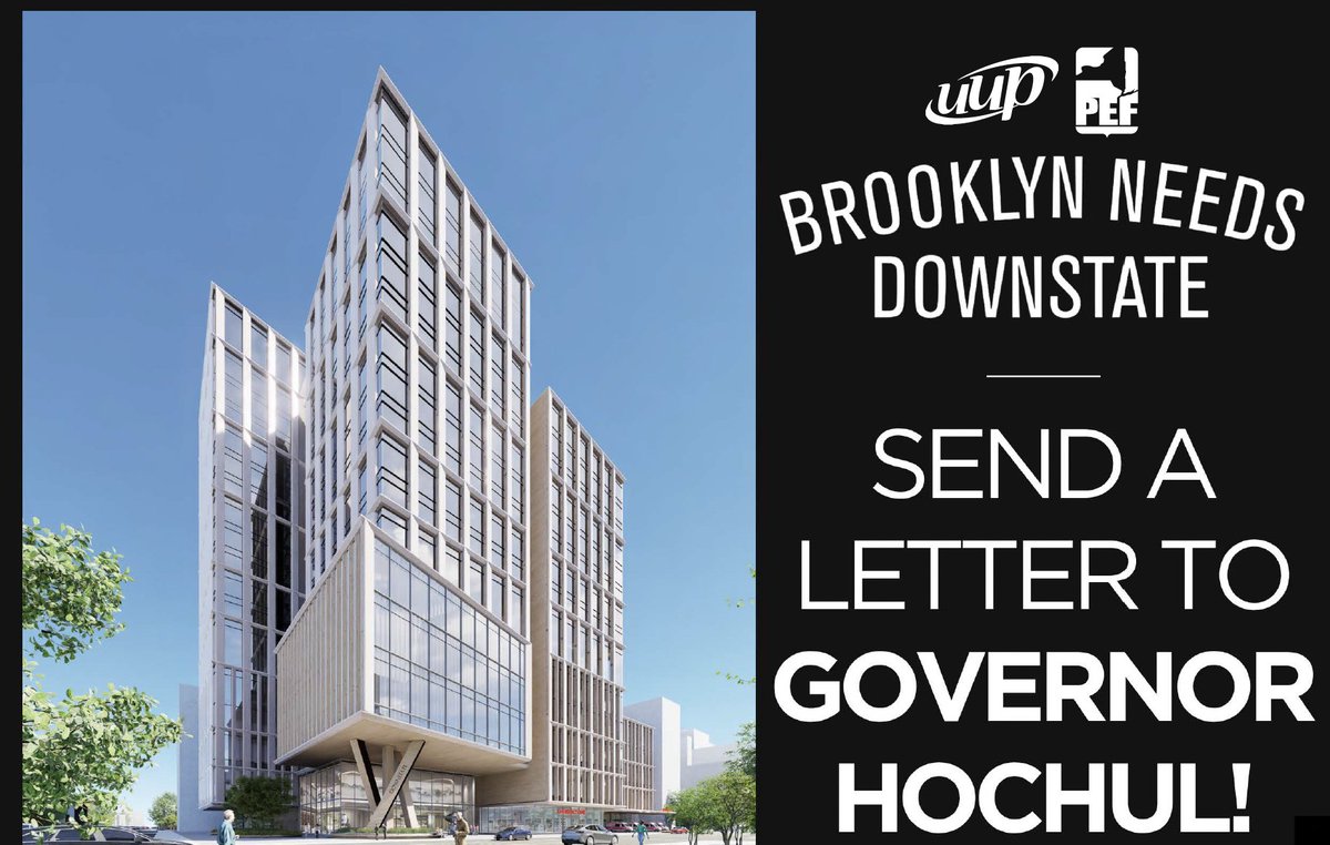 PEF Members: We still need you to help Save SUNY Downstate! The Governor is considering specific plans and we need to let her know that the Brooklyn for Downstate Community Plan is the best path forward.

Without real investment in specialty inpatient services, Downstate remains