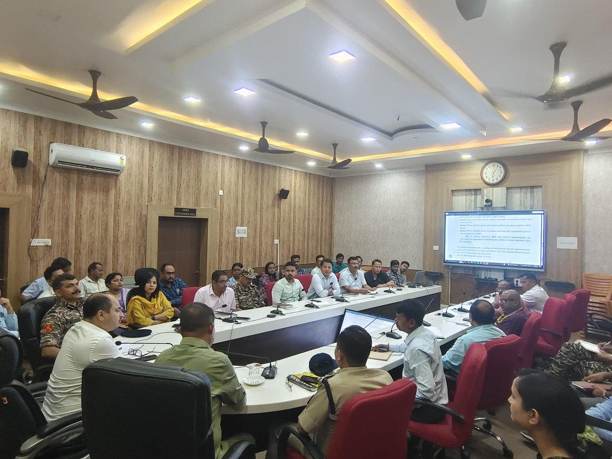 Golaghat Police (@golaghatpolice) on Twitter photo The District Road Safety Committee conducted its monthly meeting at DC Office conference hall. The focus was on strengthening #RoadSafety measures & implementing actionable steps to reduce road accidents in the district.
<a href="/assampolice/">Assam Police</a>
<a href="/DGPAssamPolice/">DGP Assam</a>
<a href="/HardiSpeaks/">Hardi Singh</a> The District Road Safety Committee conducted its monthly meeting at DC Office conference hall. The focus was on strengthening #RoadSafety measures & implementing actionable steps to reduce road accidents in the district.
<a href="/assampolice/">Assam Police</a>
<a href="/DGPAssamPolice/">DGP Assam</a>
<a href="/HardiSpeaks/">Hardi Singh</a>