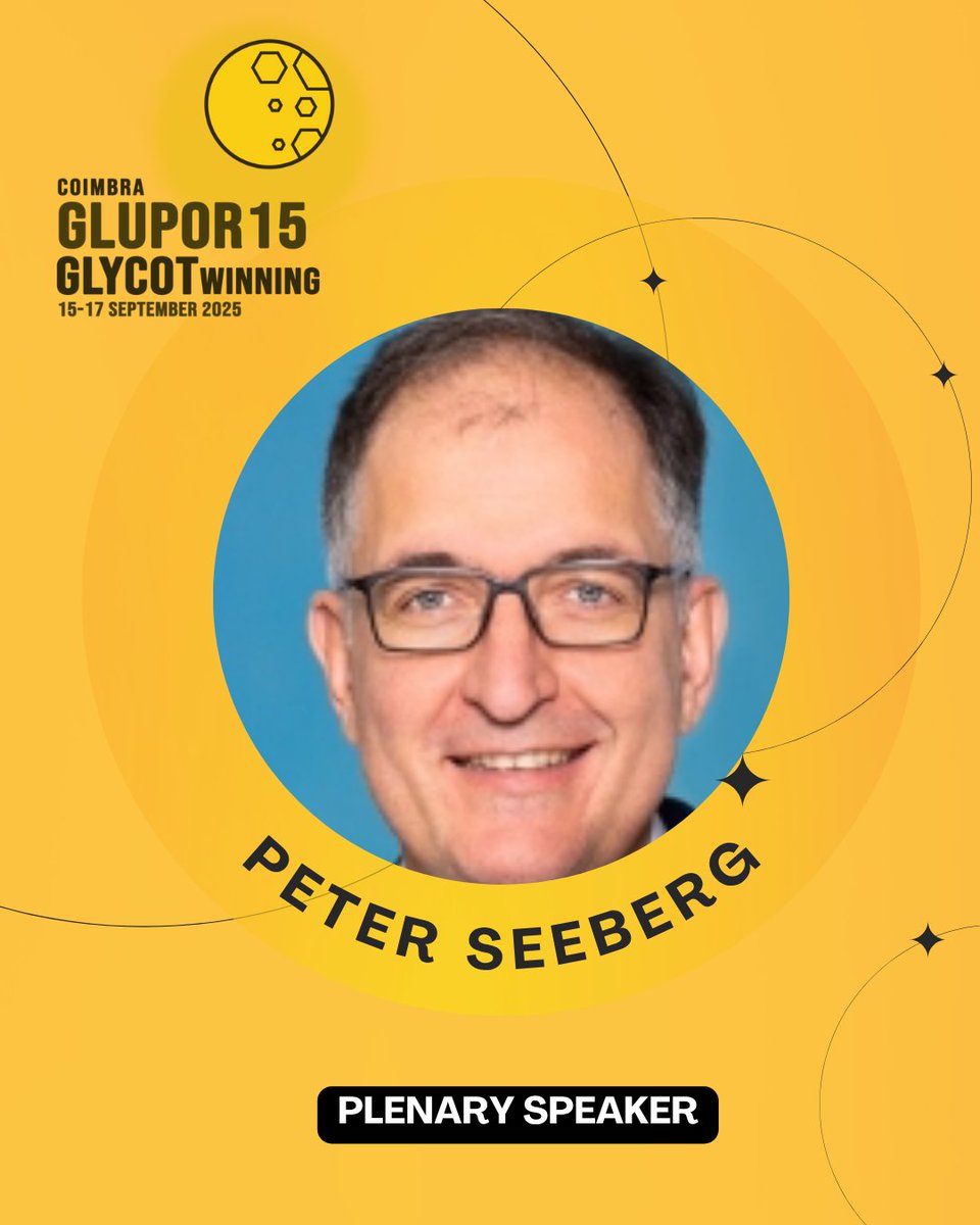 🎤 Welcoming Peter H. Seeberger (@mpicipotsdam) as plenary speaker at #GLUPOR15&amp; #GlycoTwinning. He’ll present on “Automated Glycan Assembly as Enabling Technology of Molecular Glycobiology” 🔬 glupor15.events.chemistry.pt