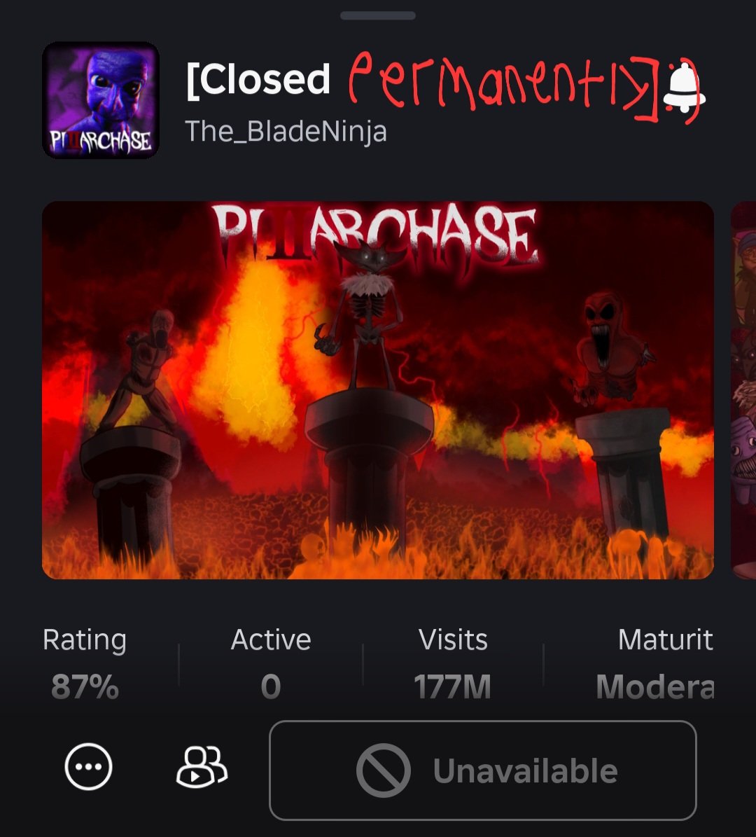 aielg_'s tweet photo. SHOCKING‼️: Bladeninja has declared that he is tired of developing pc2 and will now work on the third installment of the pillar chase saga due to this the game is closed for the moment, what do you think about this? 👀👇 #100real #0fake #believemebro https://t.co/bSRkromti8