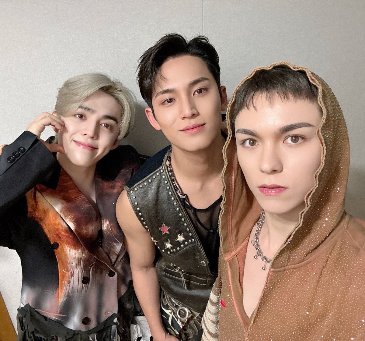 sounds_of_cheol's tweet image. scoups, mingyu, vernon 🤎