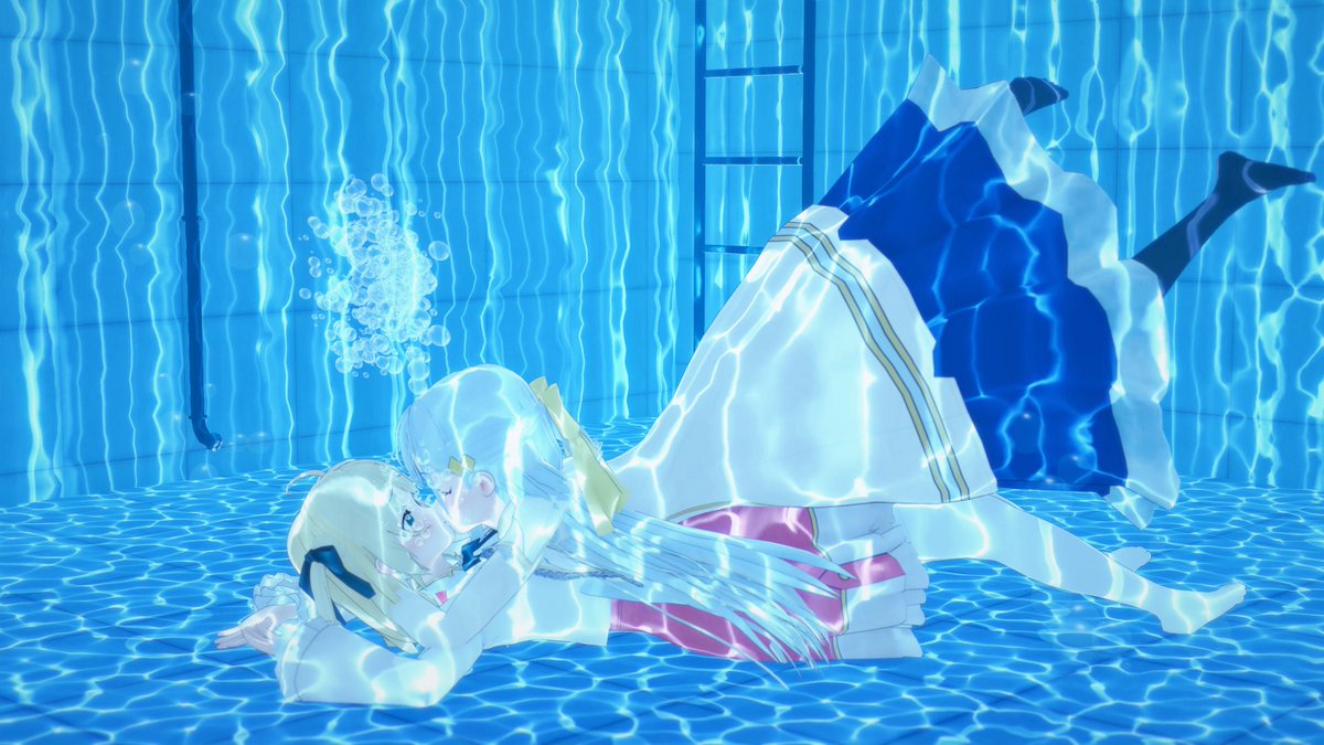 定期的に百合の水中キスシーンを撮りたくなる。