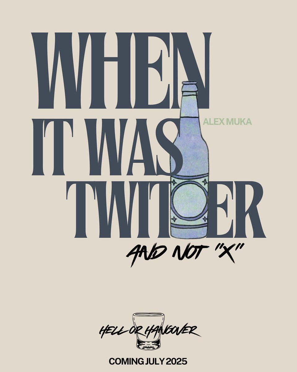 alexmooka's tweet image. Twitter in the 2010’s was so fucking fun. All great things must come to an end but for me, it will never be X. Twitter 4 lyfe.
Lou Kennedy, Hell or Hangover’s main character, has perfected the art of sending tweets out hammered drunk with one eye shut.