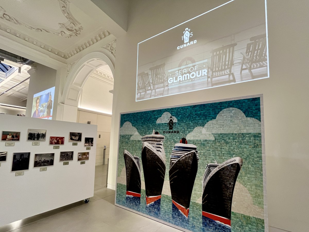 Culture Liverpool (@culturelpool) on Twitter photo #Exhibit | 🚢 <a href="/cunardline/">cunardline</a>'s Sea of Glamour exhibition is now open at <a href="/RoyalLiver1911/">Royal Liver Building</a>!
Explore 185 years of Cunard history with rare archive photos + guest snaps curated by Mary McCartney.📸✨
Free + open to all until 17 June. bit.ly/3SVPBpQ #Exhibit | 🚢 <a href="/cunardline/">cunardline</a>'s Sea of Glamour exhibition is now open at <a href="/RoyalLiver1911/">Royal Liver Building</a>!
Explore 185 years of Cunard history with rare archive photos + guest snaps curated by Mary McCartney.📸✨
Free + open to all until 17 June. bit.ly/3SVPBpQ