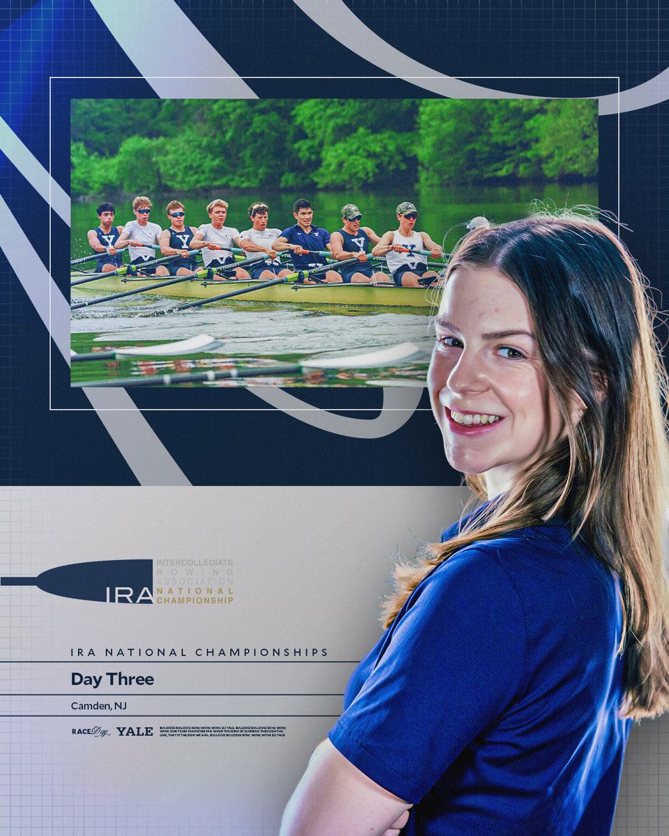 RACEDAY! The final day of competition at the IRA National Championships. 

📍 Camden, N.J.
💻 tinyurl.com/3wewx6nx
📊 tinyurl.com/32y78x9n

#ThisIsYale