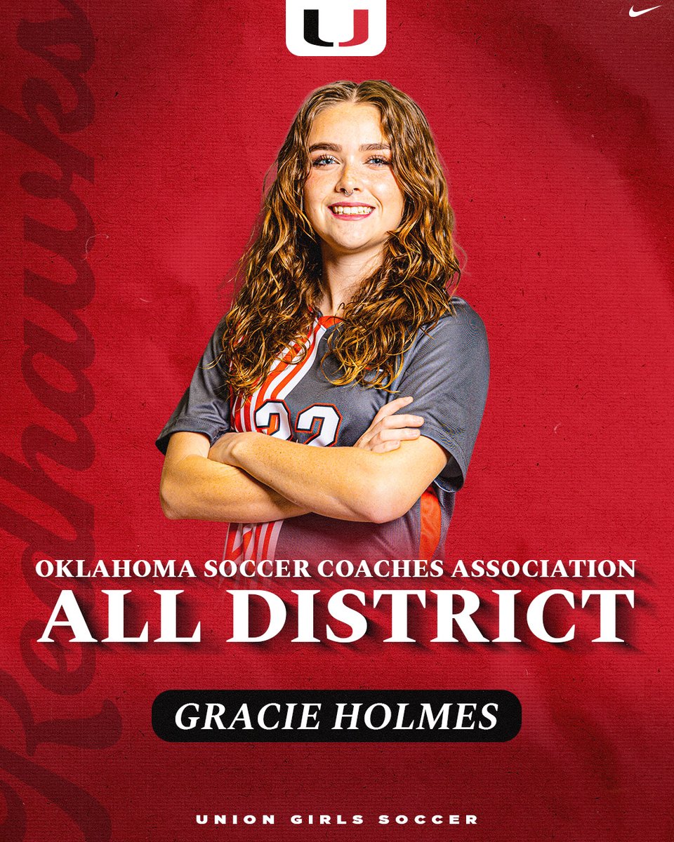 💥 ALL DISTRICT ALERT 💥
Gracie Holmes = OSCA All District A leader on and off the field. A Redhawk through and through. We see you, Gracie! #UnionSoccer #BuildingChampions