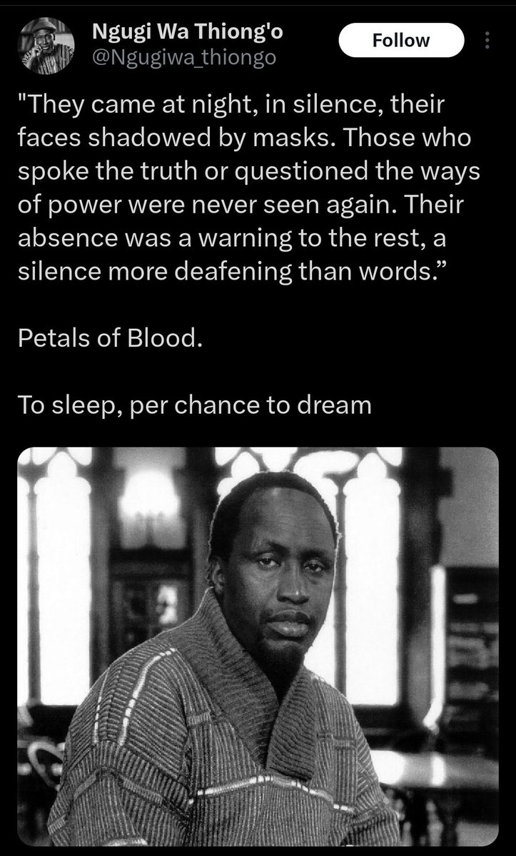 Goodwallace_1's tweet photo. R.I.P Guka - Hūrūka Thayú Gúka @MukomaWaNgugi @muturiwamwangi https://t.co/Atp4QSZQlH