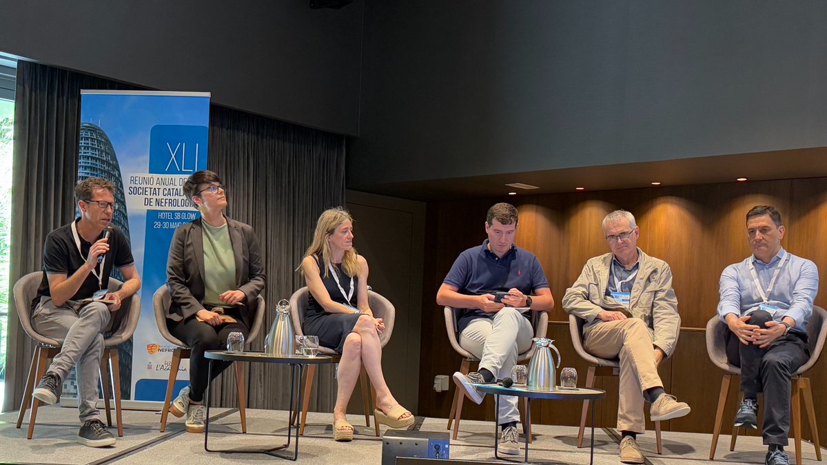 Societat Catalana de Nefrologia (@nefrocat) on Twitter photo 🔴 Nova taula rodona: Avenços en malalties glomerulars
💬 Moderen: <a href="/marunavarrodiaz/">Maru Navarro Díaz</a> i Laureano Pérez
🗣️ Ponents: Luis Quintana i Marc Xipell, <a href="/hospitalclinic/">Hospital Clínic</a>, i <a href="/PepaSolerR/">Maria Jose Soler</a>, <a href="/vallhebron/">Vall d'Hebron</a>
#SCN2025 🔴 Nova taula rodona: Avenços en malalties glomerulars
💬 Moderen: <a href="/marunavarrodiaz/">Maru Navarro Díaz</a> i Laureano Pérez
🗣️ Ponents: Luis Quintana i Marc Xipell, <a href="/hospitalclinic/">Hospital Clínic</a>, i <a href="/PepaSolerR/">Maria Jose Soler</a>, <a href="/vallhebron/">Vall d'Hebron</a>
#SCN2025