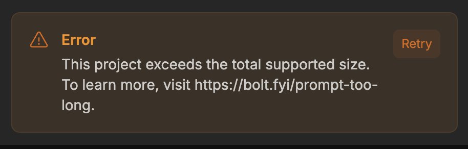 moving my project from bolt to cursor

thanks for everything bolt, we made a great team
but it's time to level up
