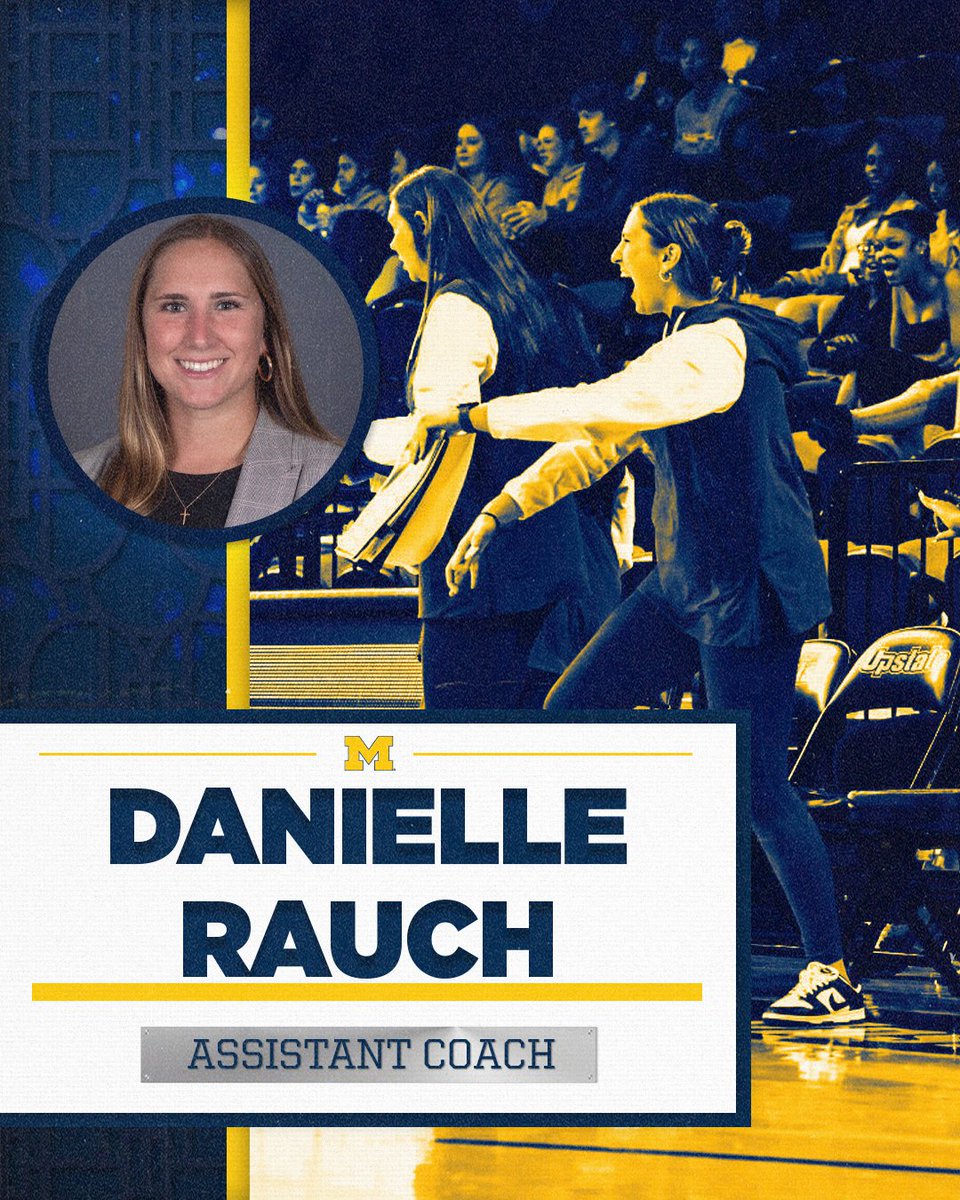 Michigan Women’s Basketball (@umichwbball) on Twitter photo Welcome home, Rauch!
We are thrilled to announce the addition of Danielle Rauch (<a href="/danielle__rauch/">Danielle Rauch</a>) to our program as an assistant coach:
myumi.ch/E878E
#GoBlue Welcome home, Rauch!
We are thrilled to announce the addition of Danielle Rauch (<a href="/danielle__rauch/">Danielle Rauch</a>) to our program as an assistant coach:
myumi.ch/E878E
#GoBlue