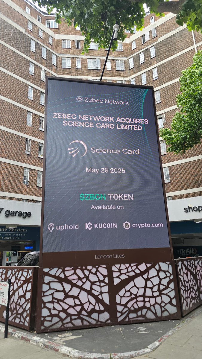 TimMangnall's tweet image. 🚨 Big moves from @Zebec_HQ
Fresh off announcing the acquisition of @ScienceCardUK the team wasted no time — launching a full-scale out-of-home campaign across London within minutes of the news dropping.
From Oxford Street to Shoreditch, Zebec’s message was everywhere.
This…
