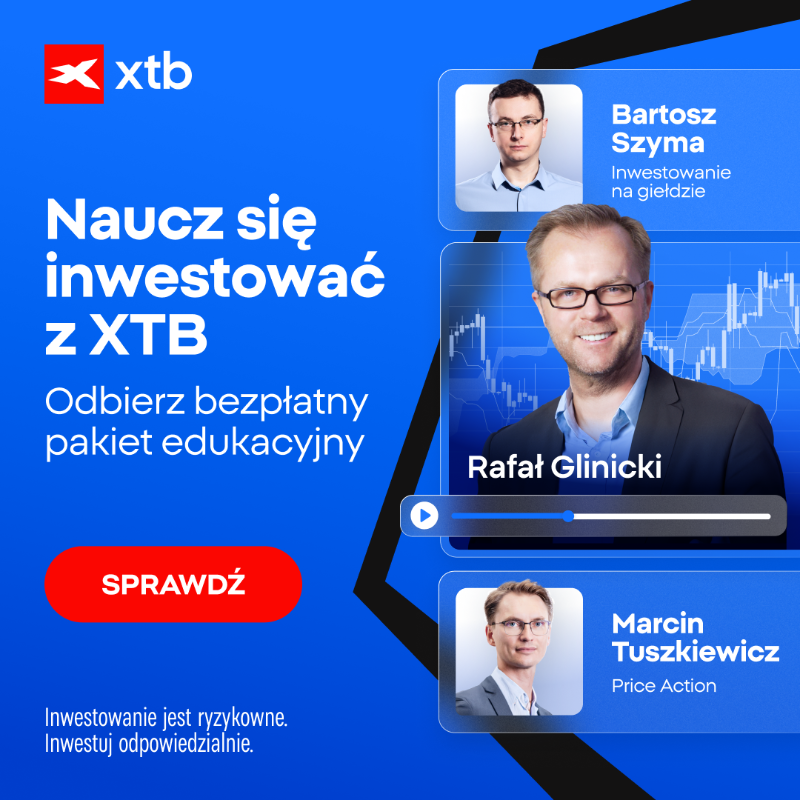 xtbpl's tweet photo. 📊 Chcesz zacząć inwestować, ale brakuje Ci wiedzy? 🎓 Odbierz bezpłatny Pakiet Edukacyjny i postaw swój pierwszy krok w świecie inwestycji!