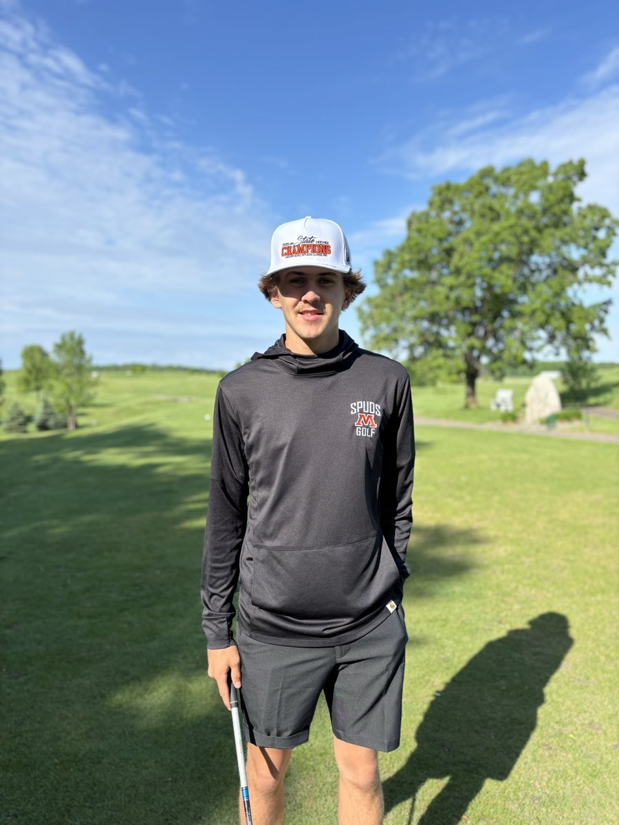 Sr. - Charlie Stenehjem. Your state champion goaltender, our Mr. Reliable and mindset leader, and the world’s world class human being. Headed to the Penn State next year. Good luck Chuck!