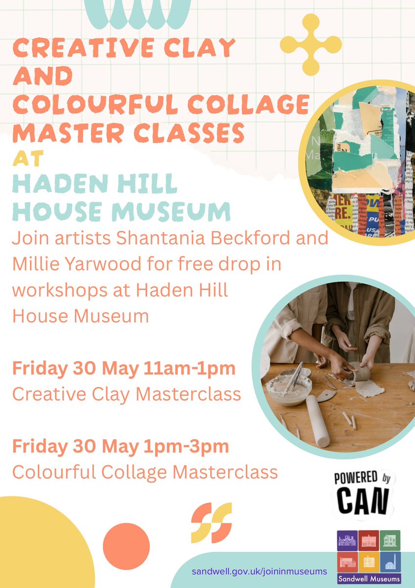 Tomorrow 30 May 11am-3pm free drop in workshops at Haden Hill House Museum with <a href="/pbcanofficial/">Powered by CAN</a>
