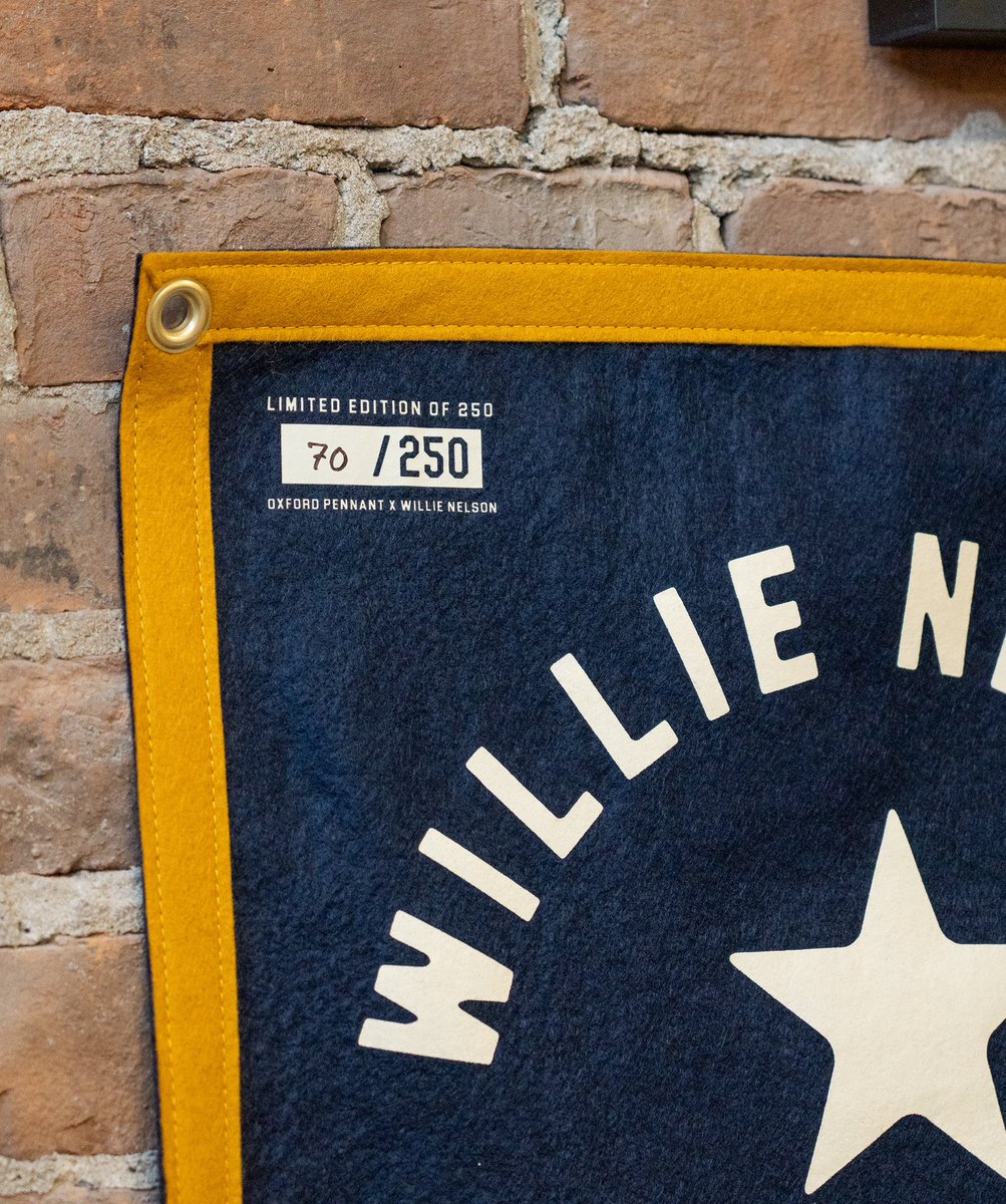 WillieNelson's tweet image. Wave your Texas pride high with this limited edition Willie Nelson pennant! Get yours on Monday, June 2nd at 10AM ET here: willienelson.com/products/limit…
Club Luck members get first access to purchase this Friday at 10AM ET. Sign up for Club Luck here: willienelson.com/pages/club-luck