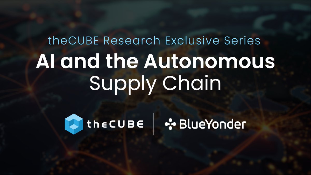 theCUBE (@thecube) on Twitter photo Supply chain management is now a boardroom priority 🏢 <a href="/BlueYonder/">Blue Yonder</a>’s Gurdip Singh discusses how the company uses #AI, real-time data & #KnowledgeGraphs to cut delays, reduce costs & boost agility 🚀
📰 More:
siliconangle.com/2025/05/27/sup…
#DigitalTransformation #SmartSupplyChain Supply chain management is now a boardroom priority 🏢 <a href="/BlueYonder/">Blue Yonder</a>’s Gurdip Singh discusses how the company uses #AI, real-time data & #KnowledgeGraphs to cut delays, reduce costs & boost agility 🚀
📰 More:
siliconangle.com/2025/05/27/sup…
#DigitalTransformation #SmartSupplyChain