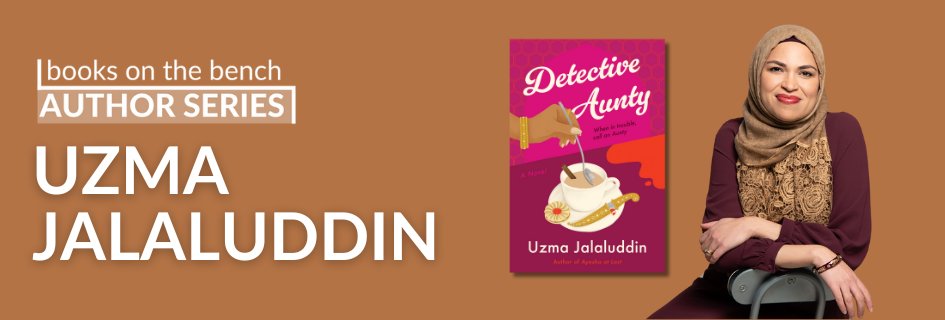 HarperCollinsCa's tweet photo. Calling all cozy mystery fans! On June 5 @ 7pm EST, Canadian author @UzmaWrites will be at the @FieldingWinery with @LPPLibraryON to discuss her latest novel #DetectiveAunty! For more details: https://t.co/HKmI5K3PuG https://t.co/nKrGMKaNyI
