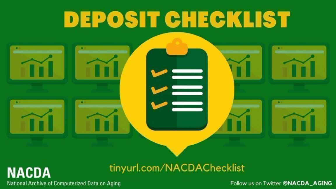 Depositing your data is an important step to pushing your field forward and helping other scholars. Don't know where to start? Check out our Deposit Checklist! We help researchers deposit data and try to make the process as easy as possible.
Learn more: buff.ly/3dVESF7