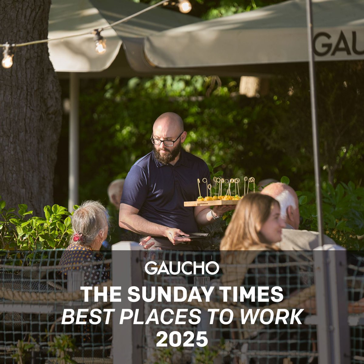 Amazing to see that our brilliant client Gaucho - have been named as one of the Best Places to work in The Sunday Times for the second year it a row!👑🎊

Congratulations team, very well deserved💚

#hospitality