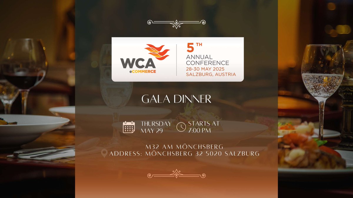 Excitement is building for the Gala Dinner tonight!

Date: Today, Thursday, May 29, 2025
Time: 7:00 PM – 10:00 PM
Location: M32 am Mönchsberg, Mönchsberg 32, 5020 Salzburg

Tonight’s highlights include the Best Partner Award 2024–2025 and our Sponsorship Appreciation ceremony.