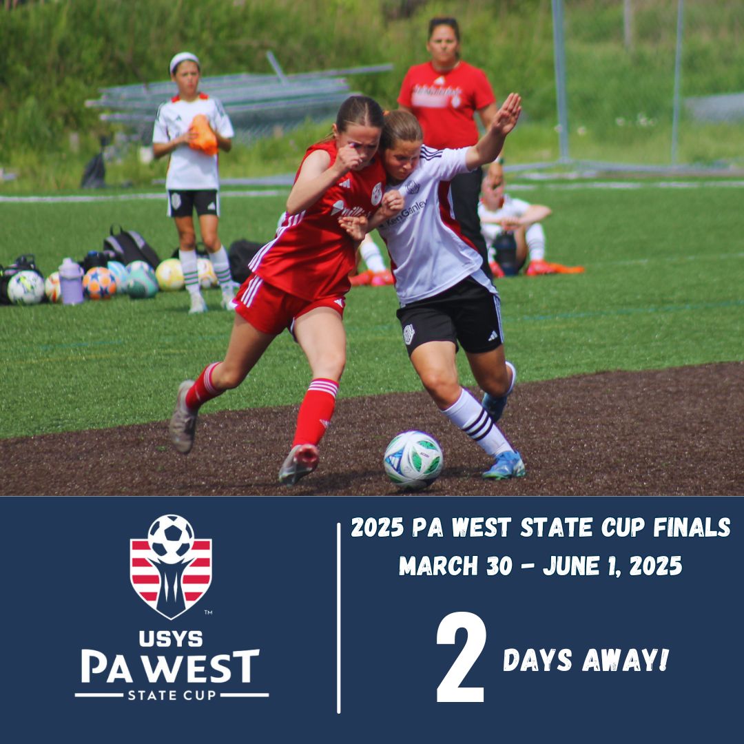The PA West 2025 State Cup Finals kick off in just 2️⃣DAYS from No Offseason Sports!

To view full brackets for State Cup action this weekend, visit ow.ly/nkep50VZbQK.⚽