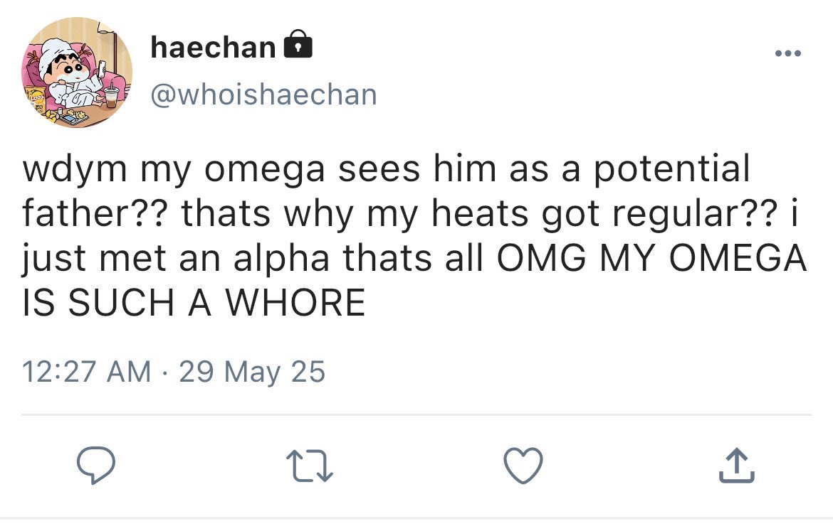 🕷️ omegaverse au update tweet media