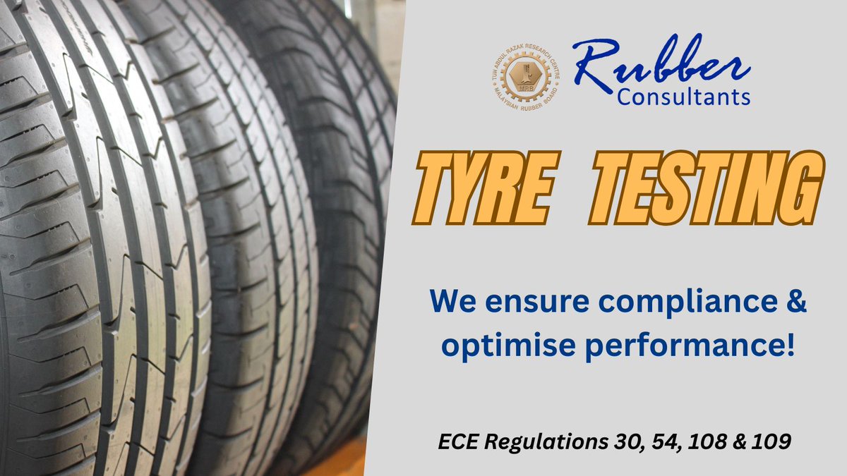 RubberConsultan's tweet image. 🚗 We have advanced tyre testing facilities built to meet regulations &amp;amp; deliver top performance.

Get in touch to learn more:
📞 (+44) 1992 584966
✉️ info@rubberconsultants.com
🌐 rubberconsultants.com

#TyreTesting #Innovation