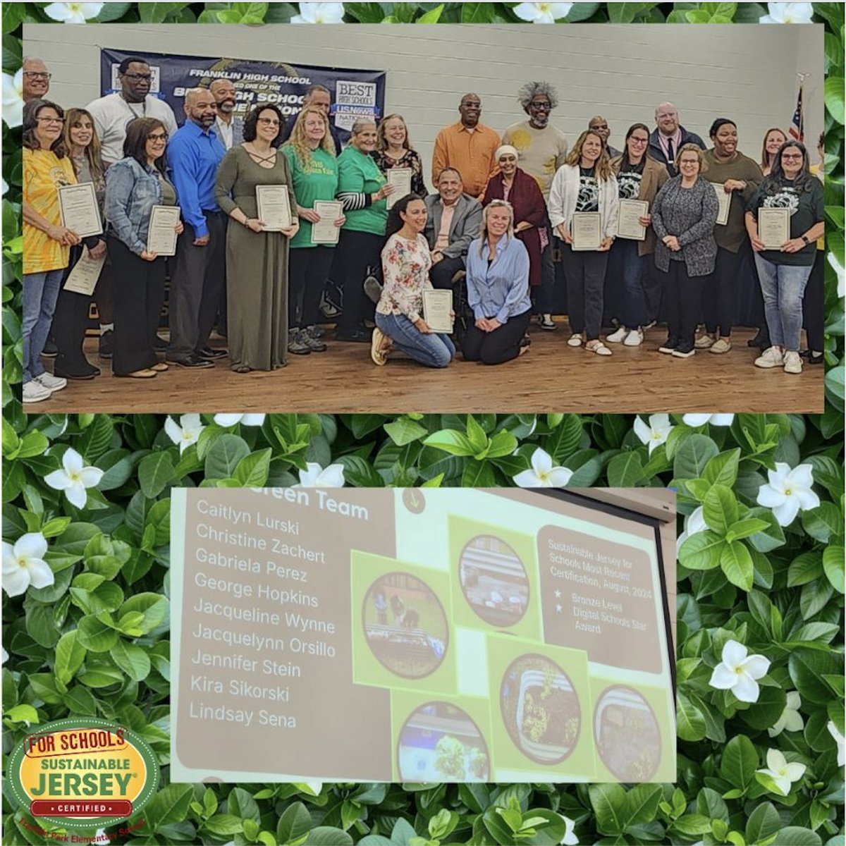 About last night: The FTPS Board of Education recognized the great work of the Green Teams at each of the schools that were <a href="/SJ_Schools/">Sustainable Jersey for Schools</a> certified this year.  Thank you to the countless team members that make this happen each year! <a href="/FPS_Stein_FTPS/">Jennifer Stein</a> <a href="/VP_JYoung_FTPS/">Jessica Young</a> <a href="/ASCI_FTPSchools/">Dr. Daniel Loughran</a>