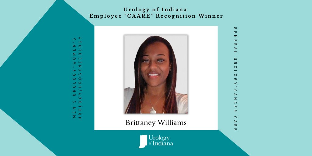 Congratulations to Brittaney Williams, Medical Assistant Supervisor at Urology of Indiana – recognized as UOI’s Employee “CAARE” winner. Read more about Brittaney by following this link: tinyurl.com/yywecrr7