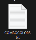 Not a real mapper unless you have a text file for combo colors on your desktop and you know exactly which combo colors these are